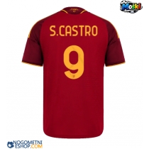 Moški Nogometni dresi AS Roma Santiago Castro #9 Domači 2026-27 Kratek Rokav